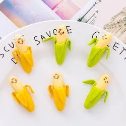 2 Pcs/Lot Lovely Banana Eraser Students Eraser Stationery Wholesale