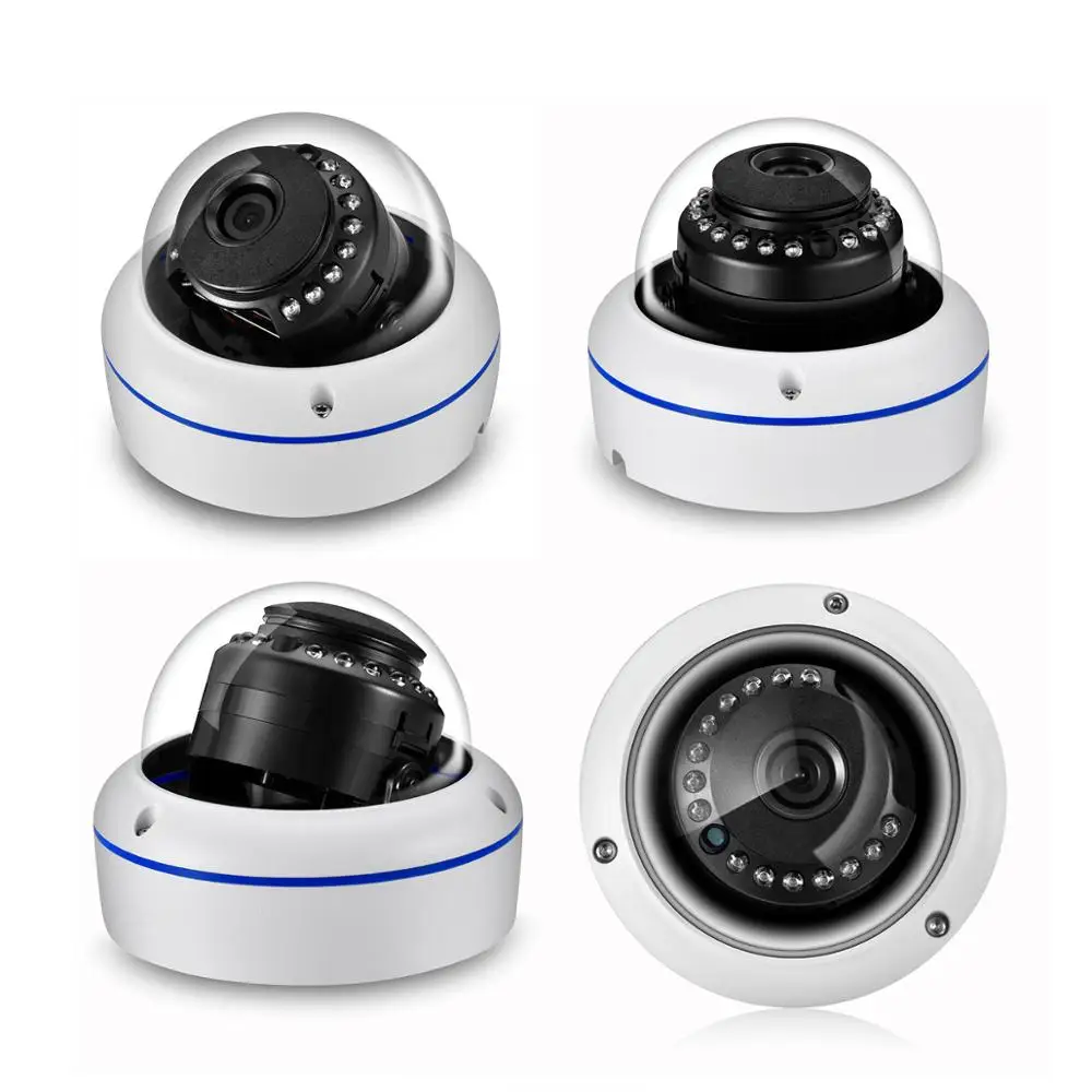 Imagem -03 - Gainan ai 5mp 4mp Detecção de Rosto 2.8 mm Lente Grande Angular Dome à Prova Impermeável Água Áudio Poe Metal ip Câmera 48v Poe para Cctv Sistema ip Kit