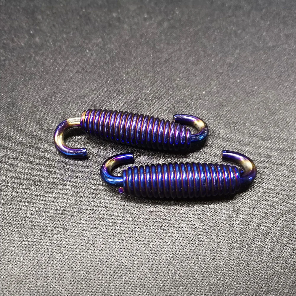 2 قطعة الربيع دراجة نارية العادم الهروب موتو سباق تعديل أجزاء العالمي نظام الجبهة GSX250R الدراجة الدراجات البخارية الأوسط الرابط الأنابيب #5