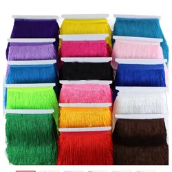 10Yard Lace Fringe Trim 30cm Wide Tassel Fringe Trimming For DIY Latin Dress Stage Clothes Accessories Lace Ribbon FHL01