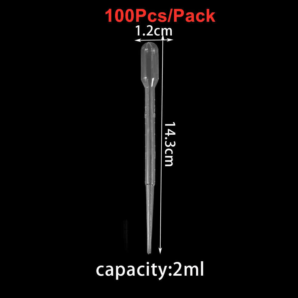 0,2/0,5/1/2/3ML Einweg Kunststoff Squeeze Transfer Pipetten Dropper Für DIY Silikon Epoxidharz formen Schmuck Machen
