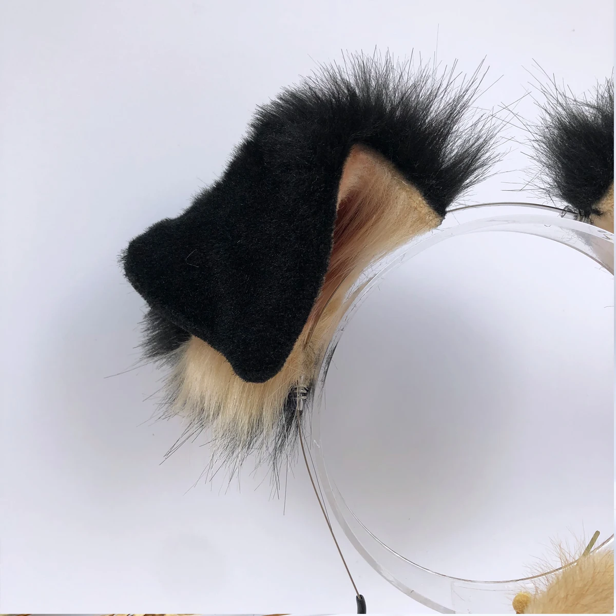 Fold Style Ak Dog Ears Hair Hoop Animation Cosplay Role Play Animal Ear Custom Fox Wolf Ear Cat Ear Cosplay Headwear Accessories