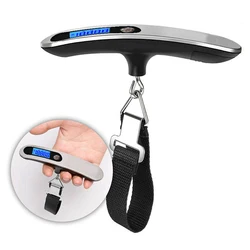 Portable 50kg 10g Digital Scale Electronic Luggage Suitcase Scale Weigh Balance Travel Hand Hanging Steelyard scale with Belt