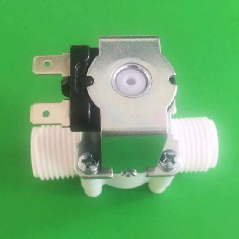 โซลินอยด์น้ำ12V โซลินอยด์ไฟฟ้าน้ำ C น้ำเข้าปิดน้ำไหลพลาสติก