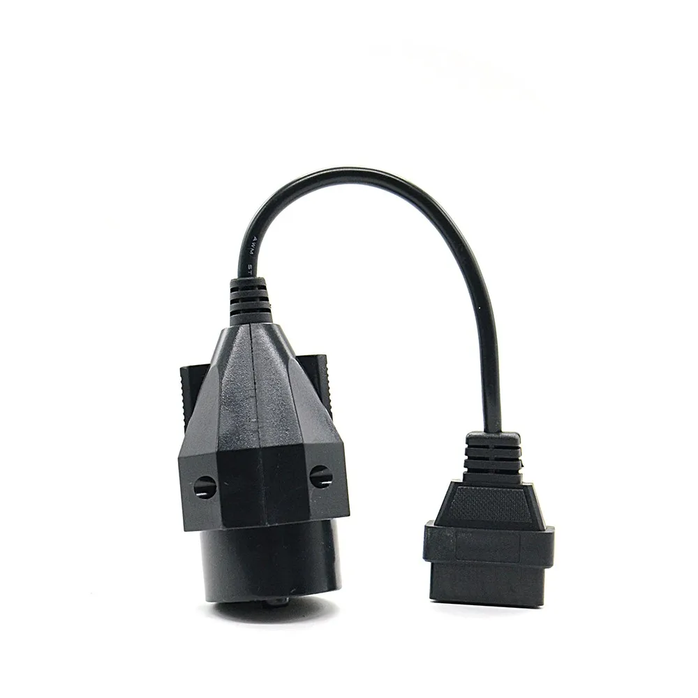 

OBD1 OBD2 Diagnostic Adapter For BMW 20Pin to OBD2 16Pin Female Connector Full Pin Fits BMW 20 Pin to OBDII 16 Pin Cable