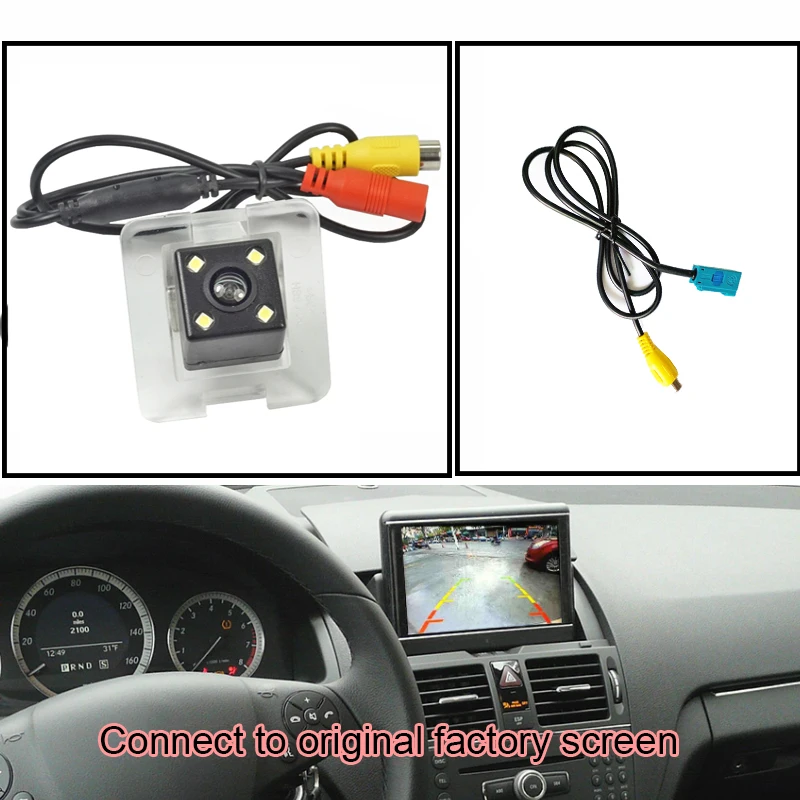 

Car Rear View Reverse Backup Camera for Mercedes Benz MB GLK X204 GLK200 GLK220 GLK250 GLK320 GLK350 Original Screen