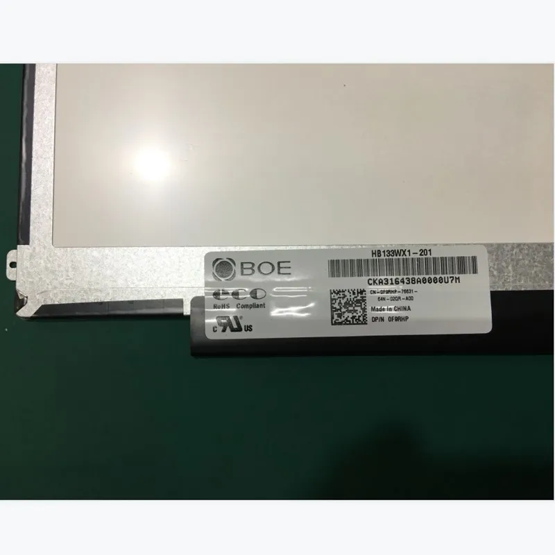 13.3 inch LCD Screen For Dell Latitude 13 3380 3350 3340 0NHF74 HB133WX1-201 HD 1366*768 Display Replacement Univerisal Screen