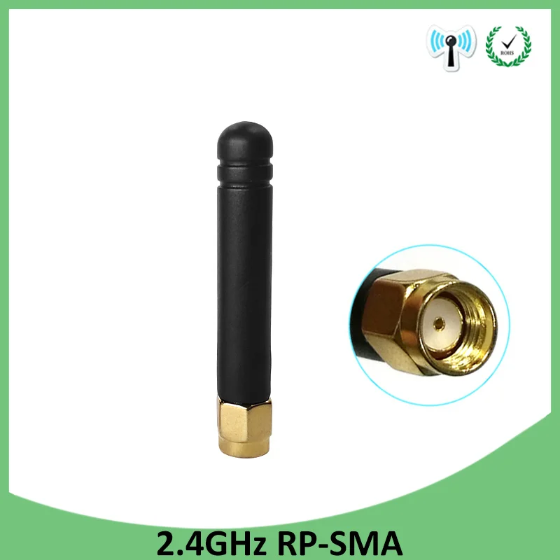 

5 шт., антенна 2,4G, 2 дБи, sma, Wi-Fi, 2,4 ГГц