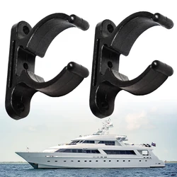 2pcs Boat Hook Clip Fit 38MM 1-1/2' Dia Pole Tube Kayak Paddle Holder Split Clip Paddle Rod Keeper Boat Hook Clip