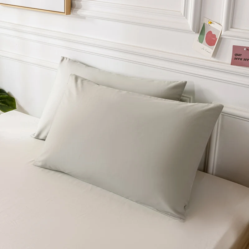 100%envelope Cotton Pillowcase Pillowcase 40S Cotton Queen King Size Pillowcase Support CustomizationWholesale Pillow Cover Case