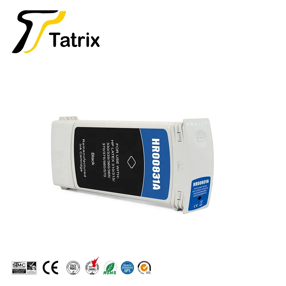 Tatrix  For HP 831 831A Remanufactured Ink Cartridge for HP Latex 310/330/360/370/315/335/365/375/560/570