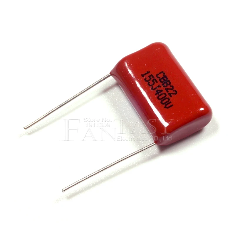 10PCS 400V155J 1.5UF Pitch 20MM 400V 155 1500nf CBB Polypropylene film capacitor