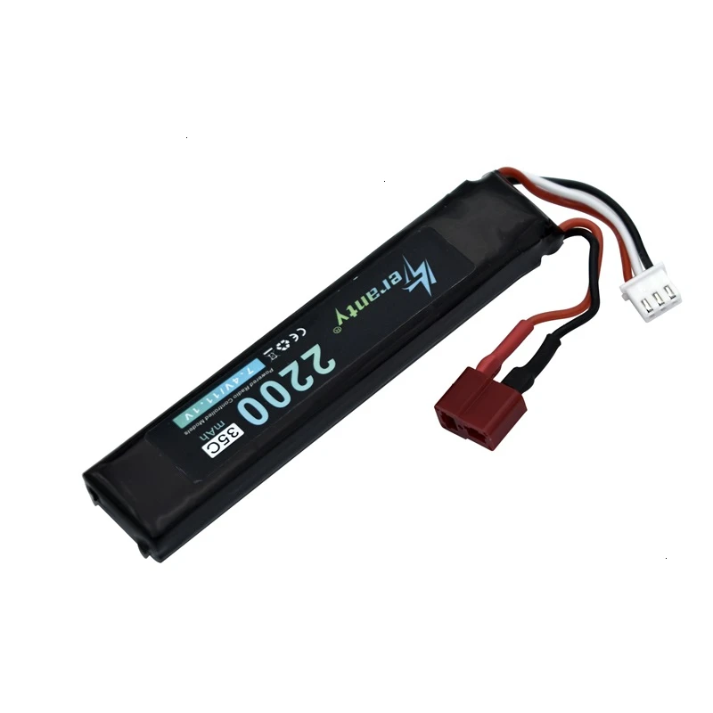 Batería LiPo 2S 2200mAh 35C 7,4V para airsoft y RC - imagen 3