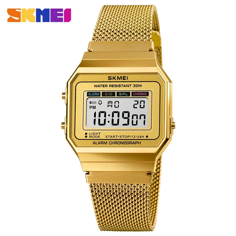 SKMEI Electronic Men\'s Sport Watches LED Stopwatch Student Alarm Clock reloj hombre 1660 Fashion Man Digital Watches 2020 Modren