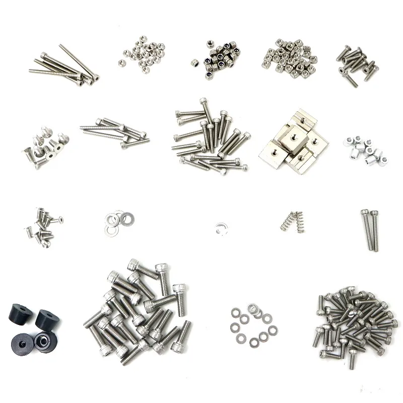 The Whole Kit PRUAS I3 MK3 Screw Nut Hardware Parts Machine Parts For Prusa I3 MK3 3D Printer Parts mk3 screws kit