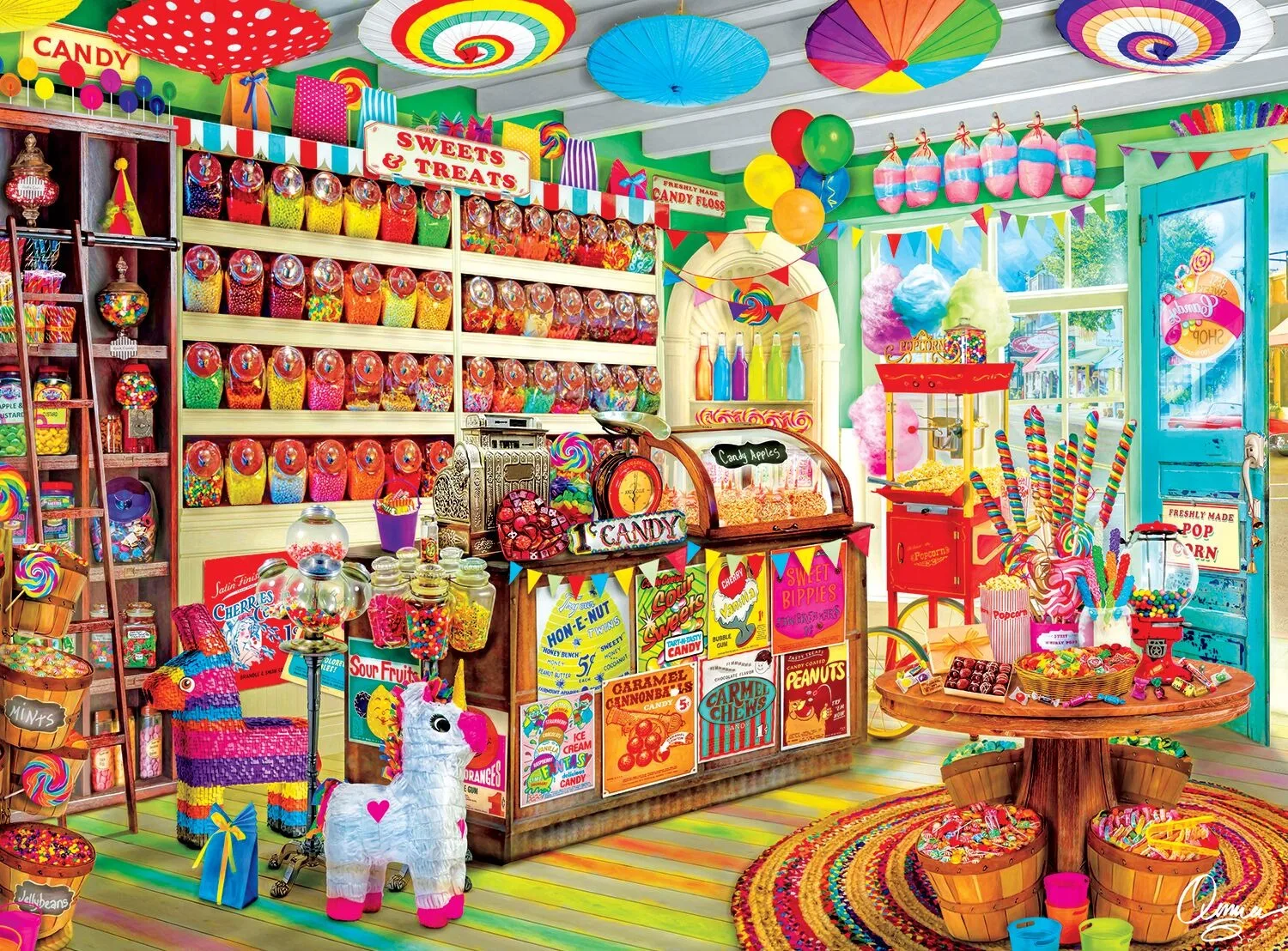 

JOHNSON Corner Candy Store Bar Shop Door photography studio background High quality Computer print children kids backdrop