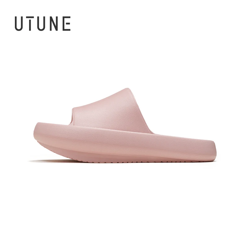 UTUNE - 女性用の厚手の靴底スリッパ,家庭用の軽量スリッパ,痩身,フィットネス,ファッショナブル