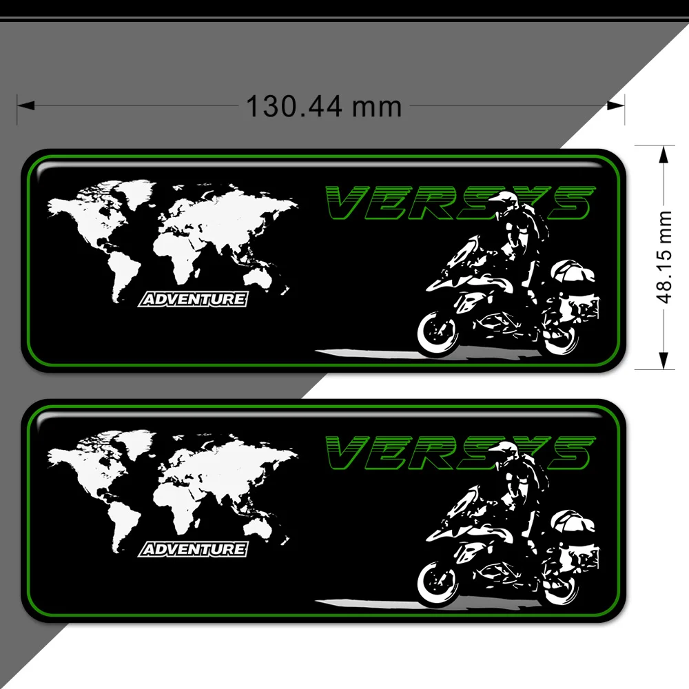 

Trunk Luggage Cases Windshield VERSYS-X 250 Tank Pad Stickers For Kawasaki VERSYS 300 400 650 1000 Adventure Protection Fairing