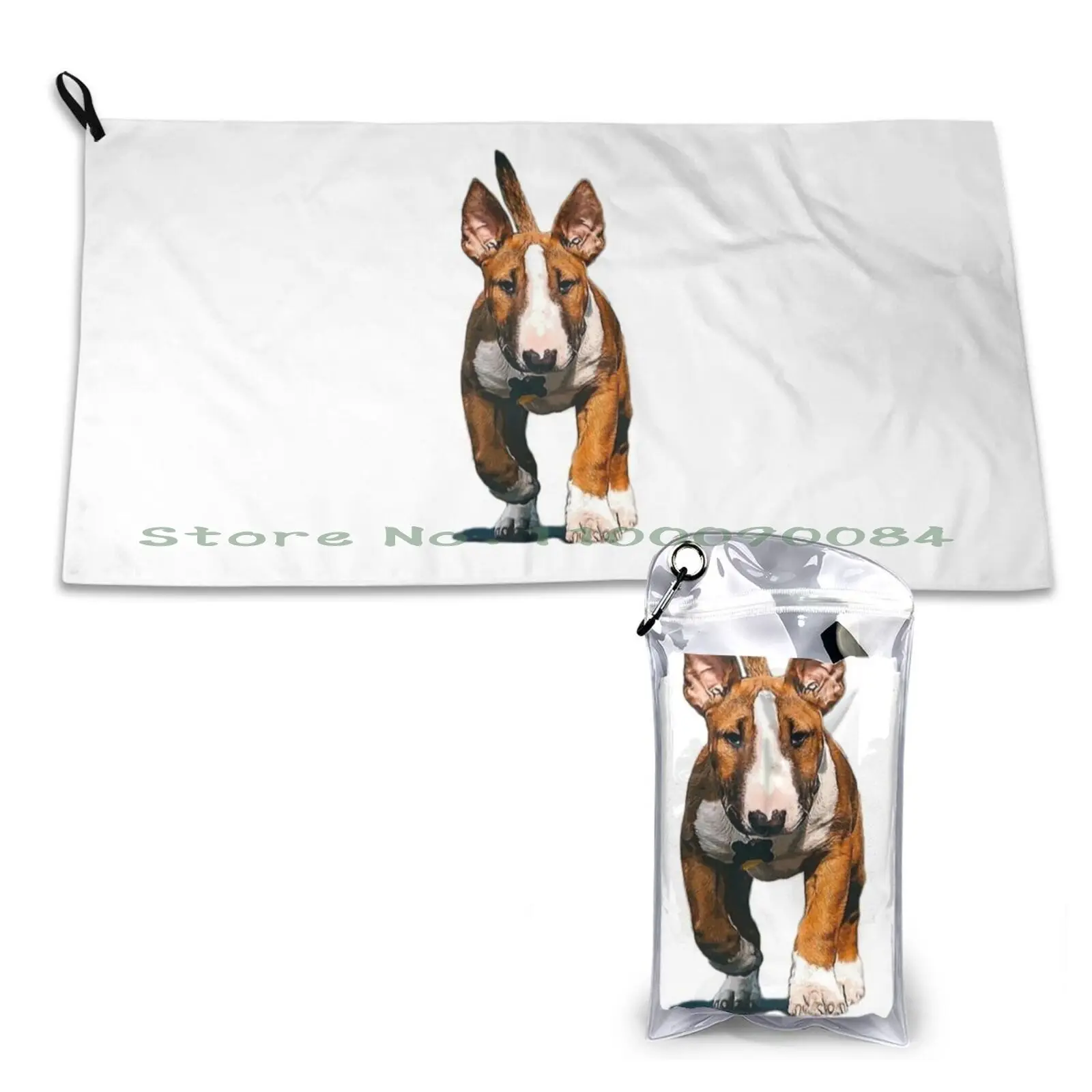 English Bull Terrier Cute Bull Terrier Puppy Dog Quick Dry Towel Gym Sports Bath Portable Klr 650 Stuff Klr 650 Sweater Klr 650