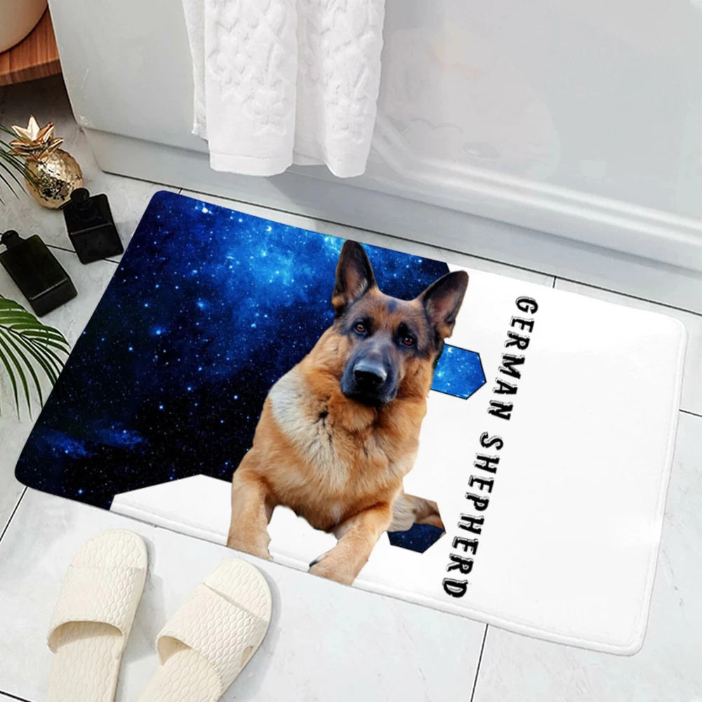 CLOOCL Please Remember Portuguese Water Dog Doormat Decor Print Pet Dog Carpet Flannel Non-Slip Absorption Doormat Bedroom Porch