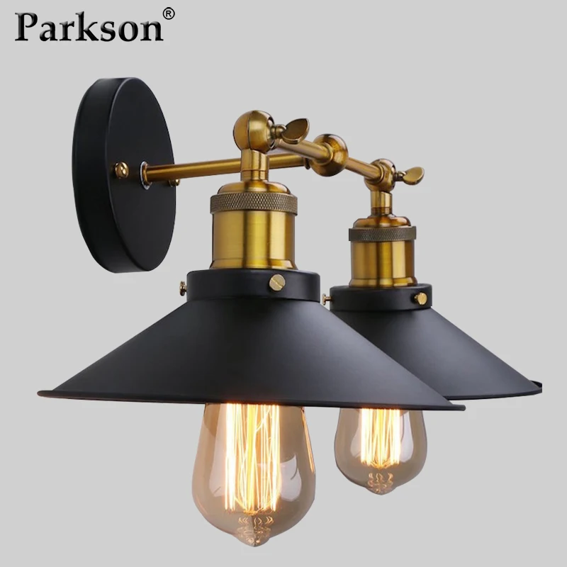 

Led Wall Lamp Retro Vintage Sconce Wall Light Fixture E27 Wandlamp Industrial Decor Bedside Lamp Bar Living Room Bedroom Light