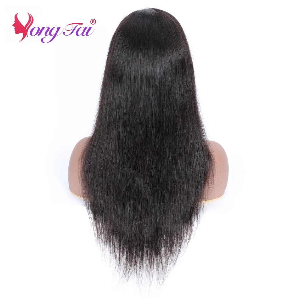 YuYongtai Brazilian Human Hair Lace Frontal Wigs For Women Remy Hair Wigs Straight All For 1 Real And Free Shipping From China