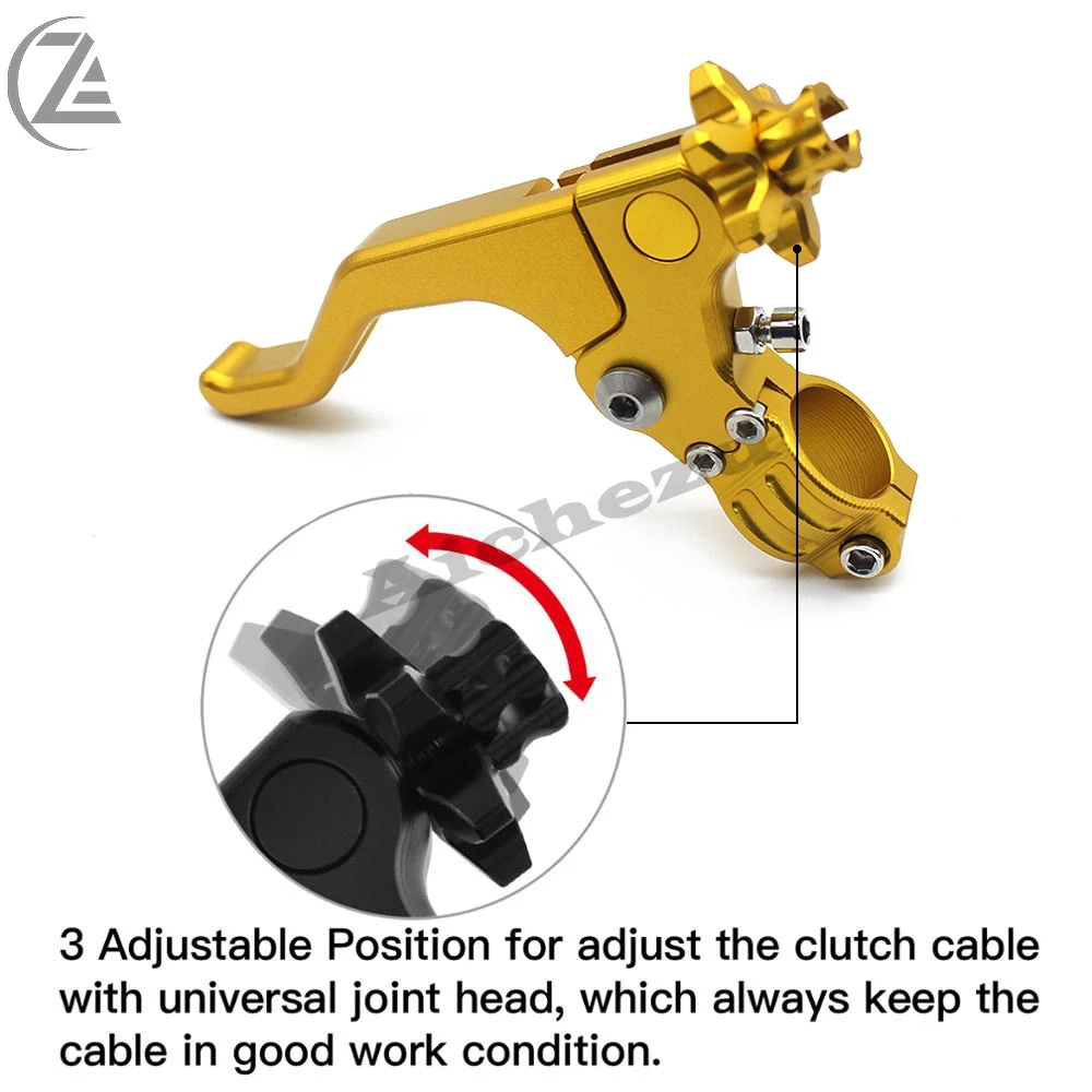 

ACZ Motorcycle Short Stunt Clutch Lever for Suzuki RM85 RM250 RM125 RMZ250 RMZ450 RMX450Z DR200 S/SE DRZ250 DRZ400 S/SM