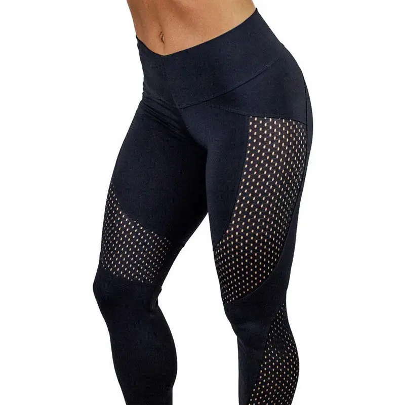 Meihuida pantaloni da corsa Casual da palestra anticellulite a vita alta da donna pantaloni sportivi da Jogging Patchwork sportivi