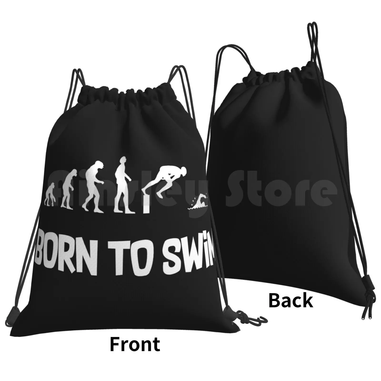 Swim Born To Swim Backpack Drawstring Bags Gym Bag Waterproof Apnea Apnea Swim Swimmer Competition Oxygen Water H2o Ideas