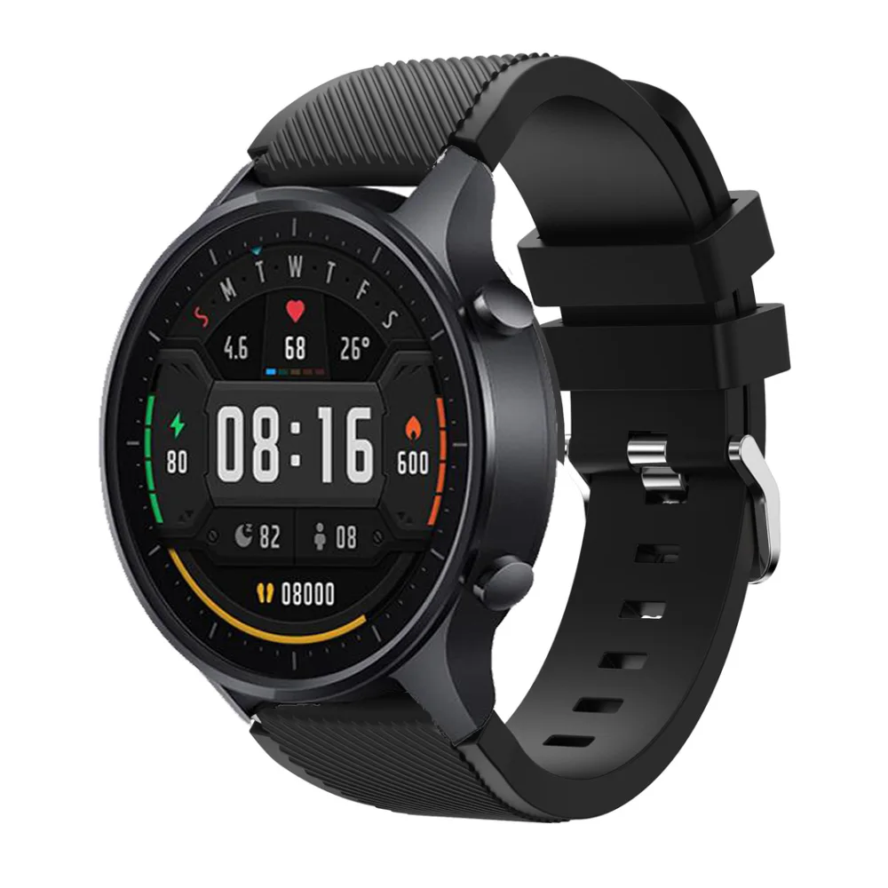 Correa de silicona para Xiaomi MI Watch/S1, pulsera activa de 22mm para Huawei GT 2, 3, 2e, edición deportiva