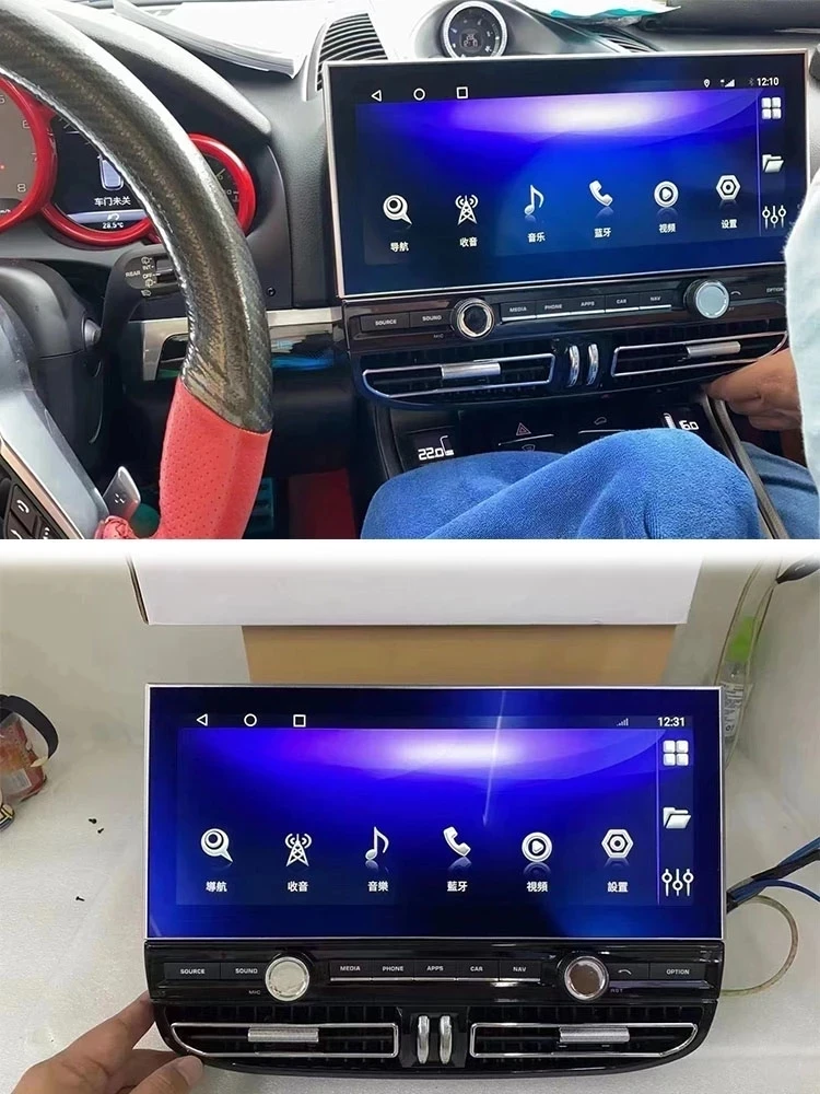 Android 8-Core Car Radio For Porsche Cayenne 958 92A S Hybrid 2010-2017 Multimedia Video Player Stereo Auto GPS Navi DSP Carplay
