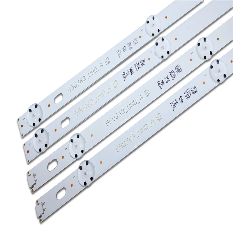 Imagem -02 - Kit 10 Partes de Fundo Led Stip para lg 55uj630v 55uj6300 55uj63_uhd_a 55uj63_uhd_b Novo