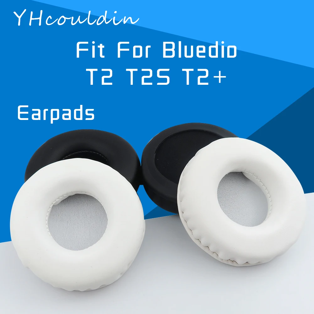 YHcouldin-almohadillas de repuesto para auriculares, accesorio de cuero para Bluedio T2 T2S T2 + Plus
