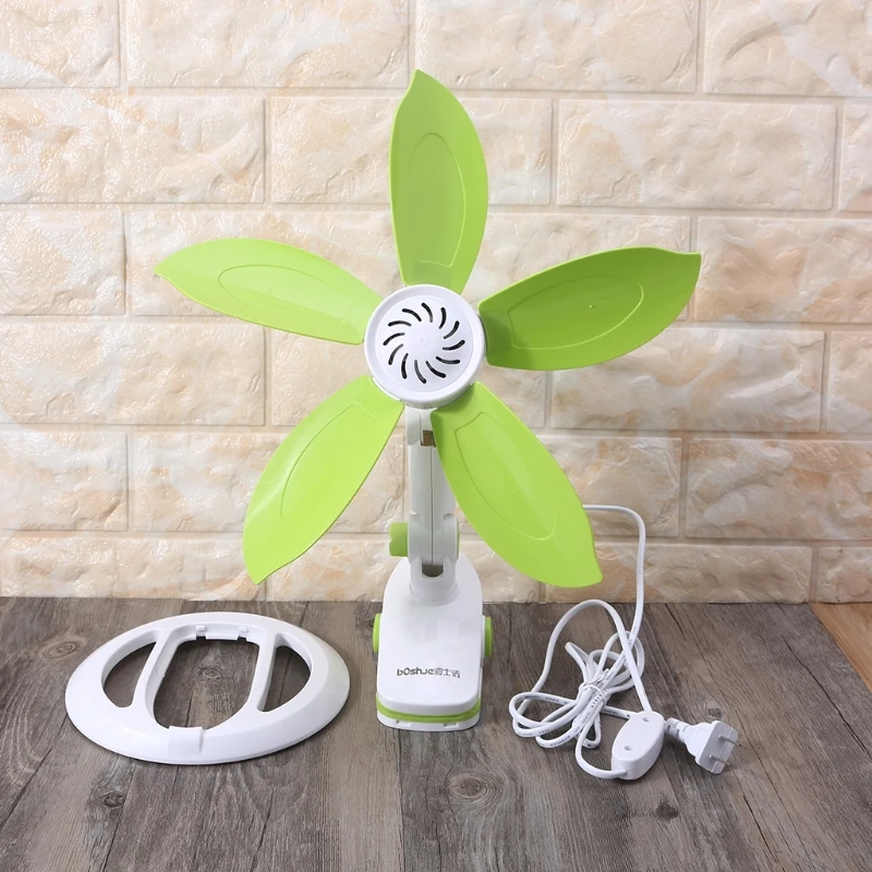 

220V 12.60inch Mute Electric Clip on Fan Table Desk Fan for Office Bedroom Bed Dining Room Dormitory not support 110V