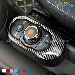 Car Multimedia Knob Button Cover For MINI ONE Cooper S JCW F55 F56 F57 Car Interior Decorate Supplies Modification Accessories