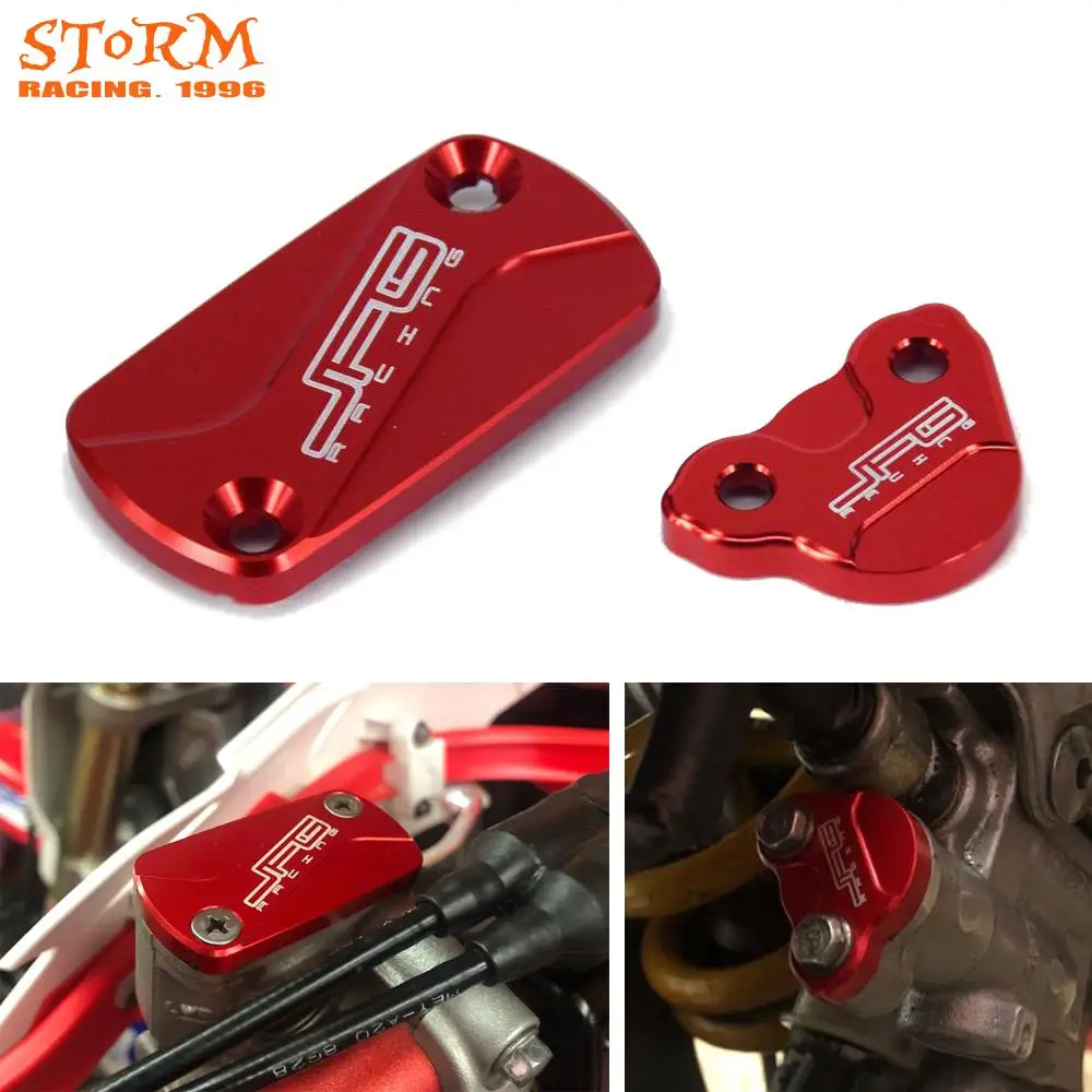 Moto Front Rear Brake Reservoir Fluid Cover For Honda CR80 CR125 CR250 CRF150 CRF250 CRF450 CRFX250 CRFX450 CR CRF CRF 250 450