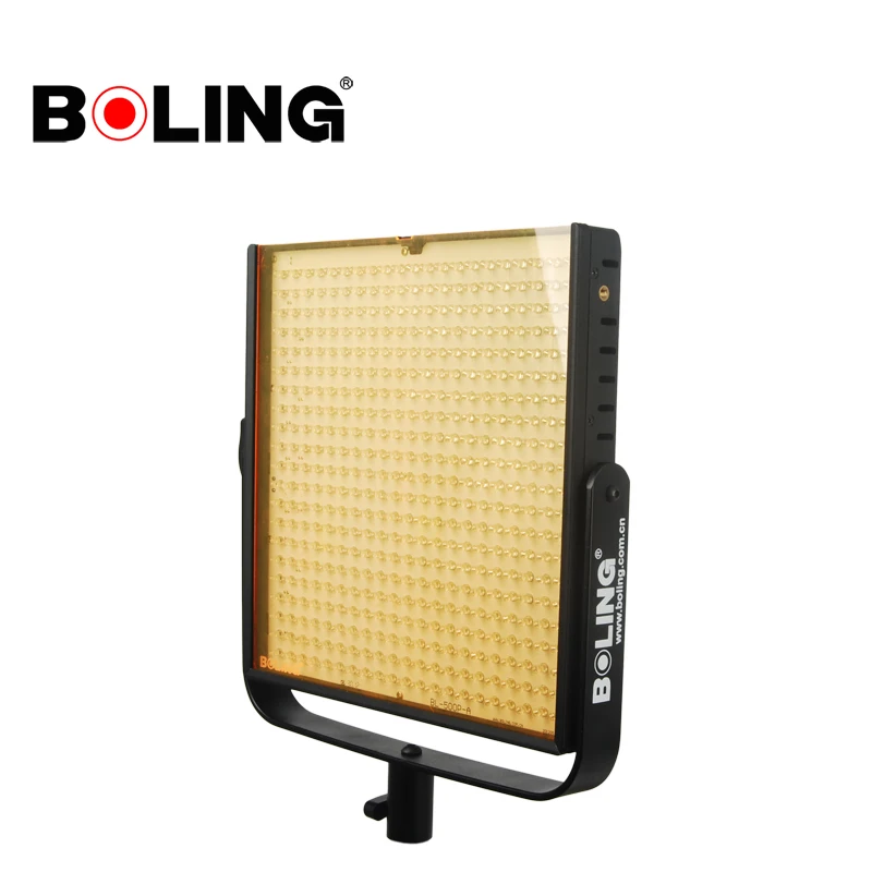 Boling BL-500P 500P Video LED Stackable Studio Portable Light Panel CRI 96+ 441 LEDS Dual Power Supply 5600K±300K with Bag