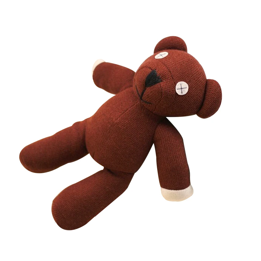 1pc 23cm Mr Bean Teddy Bear Animal Stuffed Plush Toy Soft Cartoon Brown Figure Doll Child Kids Gift Toys Birthday Gift