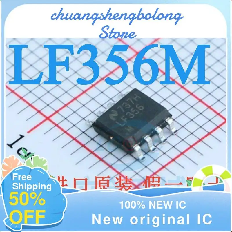 

20PCS LF356 LF356M LF356MX Single op amp IC chip sop-8 pin New original IC