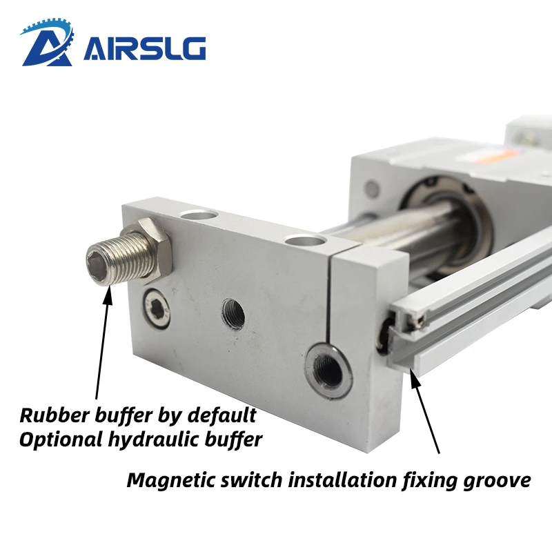 AFR Marke Magnetkupplung Typ Führungsschiene Schieber Stangenloser Zylinder CY1L10-100 CY1L15-200 CY1L20-300 CY1L25-400 CY1L32-500 CY1L40 – Detail 6