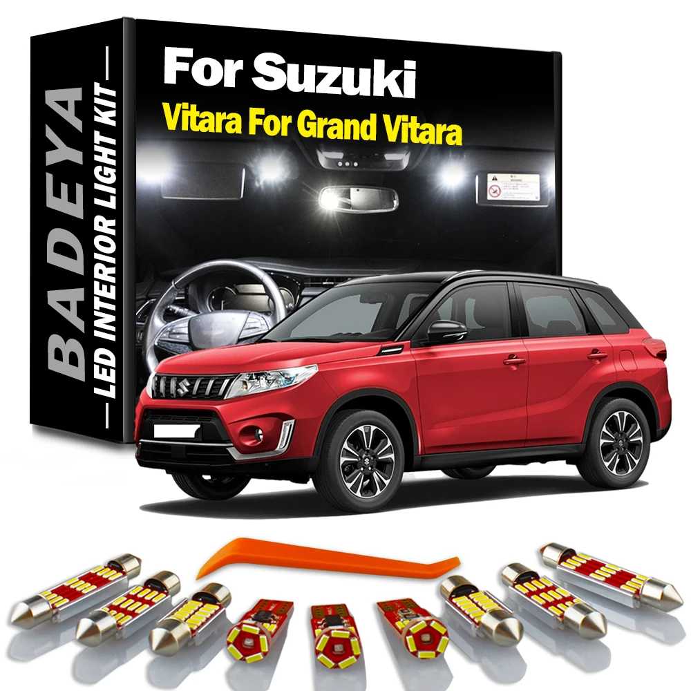 BADEYA Canbus LED Interior Map Light Kit For Suzuki Vitara For