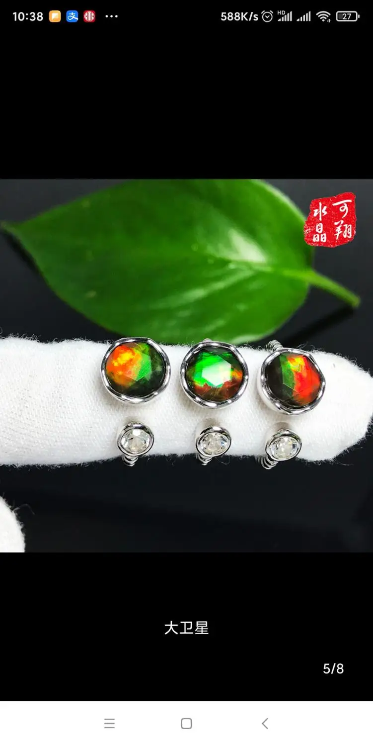 Natuurlijke Groene Moldavite Verstelbare Ronde Ring 10X10Mm Kristal 925 Zilveren Sterling Vrouw Mannen Gift Ring Aaaaa