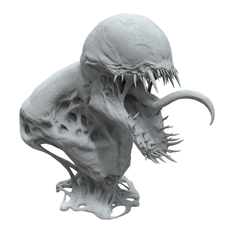50mm Resin Model Kits Alien Bust Unpainted No Color DW-050