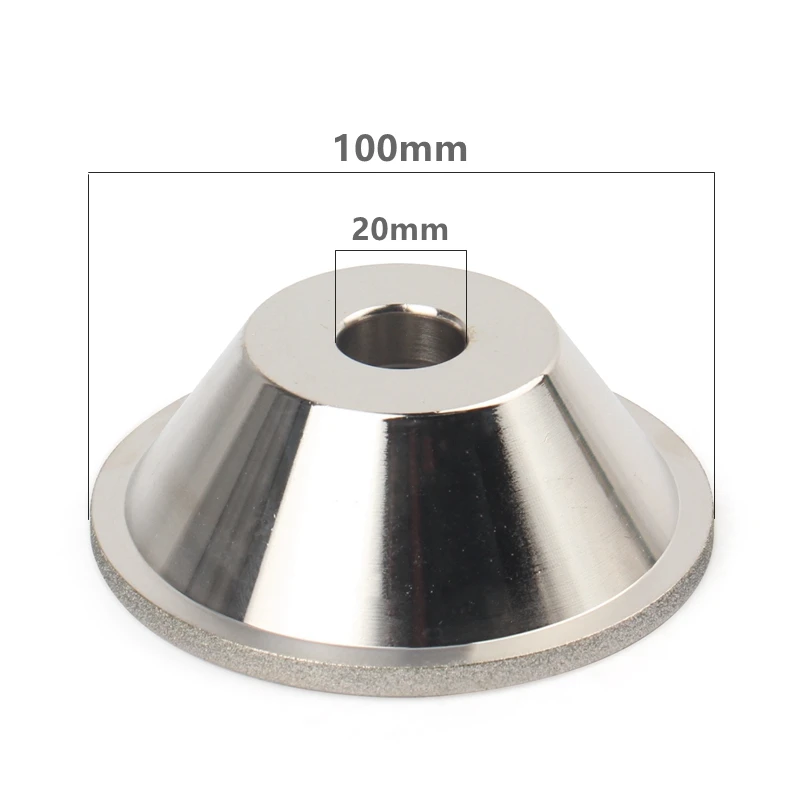 Versery 1PC 80-600 Mesh Diamond CBN Grinding Wheel Cup Cutter DIsc For Milling Cutter Tungsten Carbide Sharpener Accessory