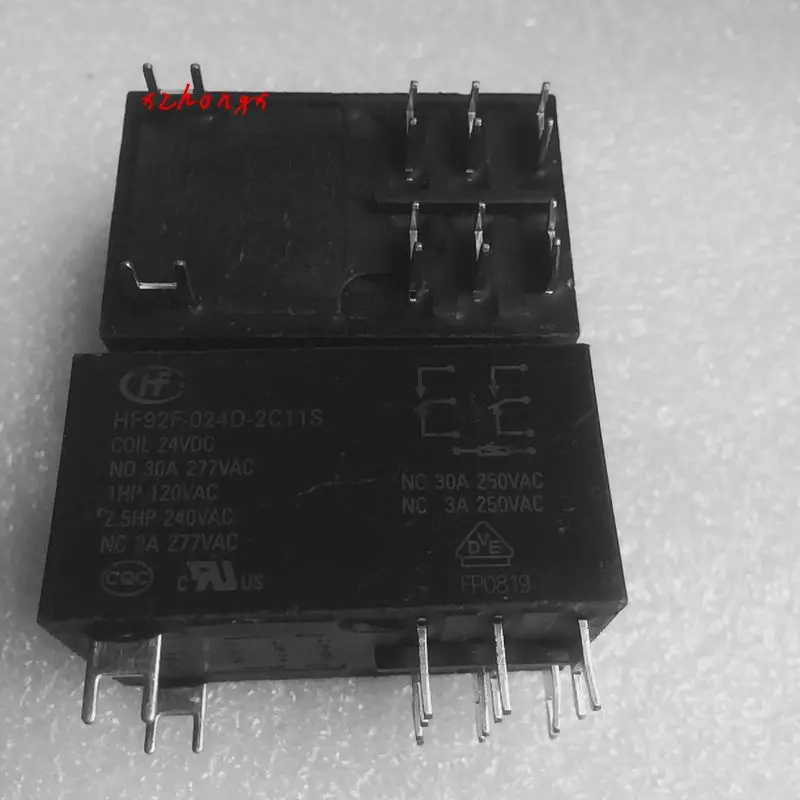 

HF92F-024D-2C11S 24VDC 30A relay pin 8