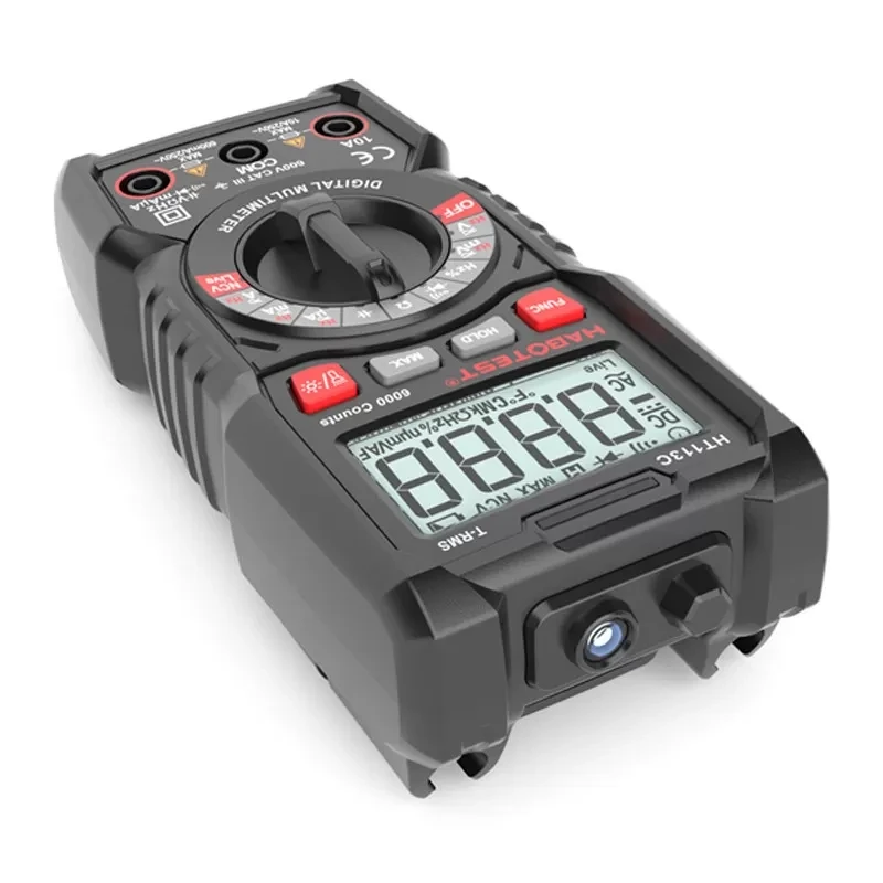 HABOTEST HT113C multímetro digital de alta precisão de alcance automático eletricista pequeno medidor universal anti-queima doméstico