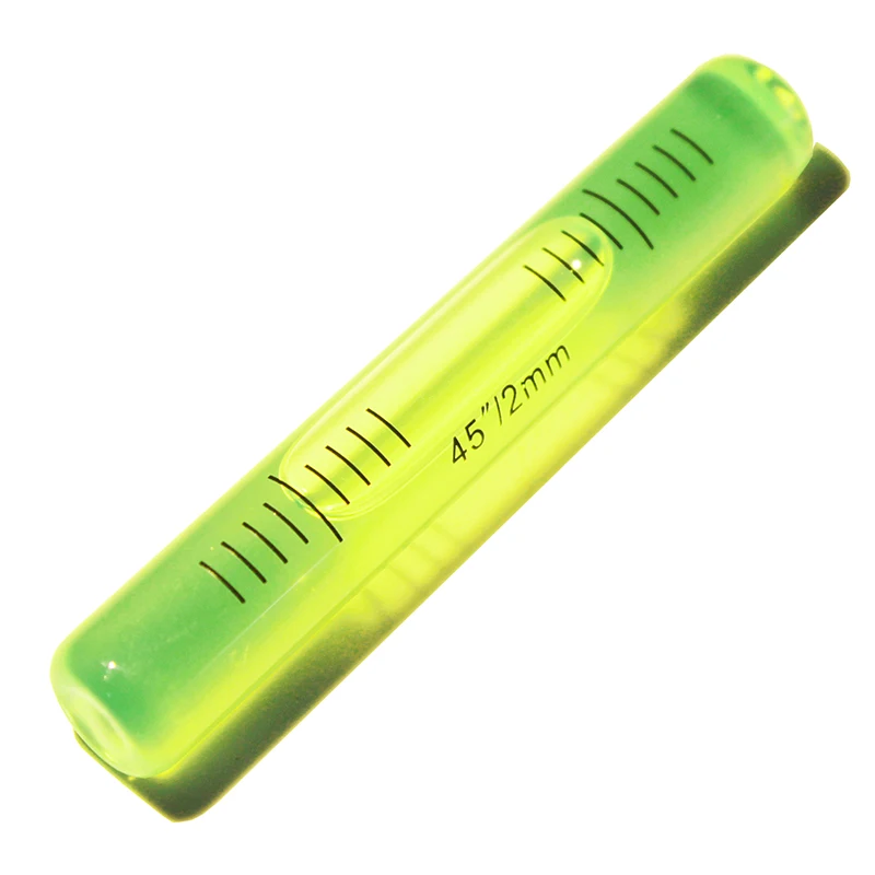 Long Glass Spirit Level Bubble Ampoules For Inclinometer Horizontal Measuring Instrument Diameter 11mm