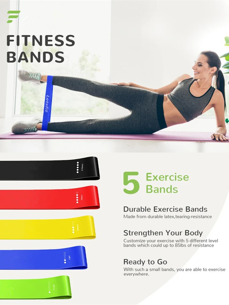 150lb Fitness Resistance Bands Set Yoga Elastic Band Booty Belt Training Loops Bands Workout Gym Equipment for Home Bodybuilding