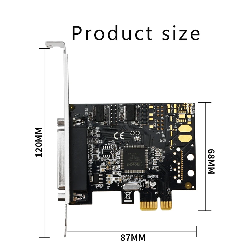 HAGOOGI PCIE на RS232 + 25-контактная параллельная портовая карта с двойным портом DP9 удлинитель параллельный порт Райзер последовательная карта