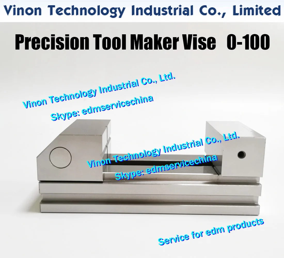Max. offen: 0–100 mm Edelstahl-Werkzeugmacher-Schraubstock (Ultra-Präzisionstyp), VSTV-VL30 EDM-Schraubstock, Werkzeugmacher-Schraubstock, hält 100 mm